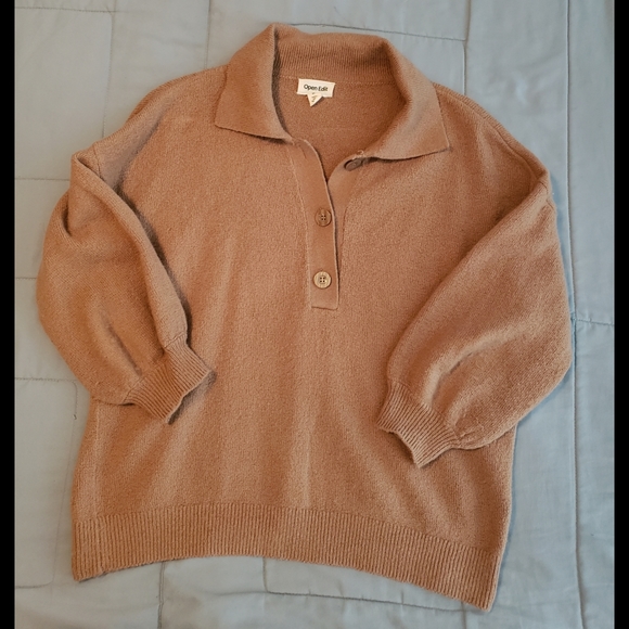 Nordstrom Open Edit Womens Polo Sweater 